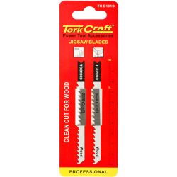 U-shank Jigsaw Blade 6tpi Wood 4mm 2pc